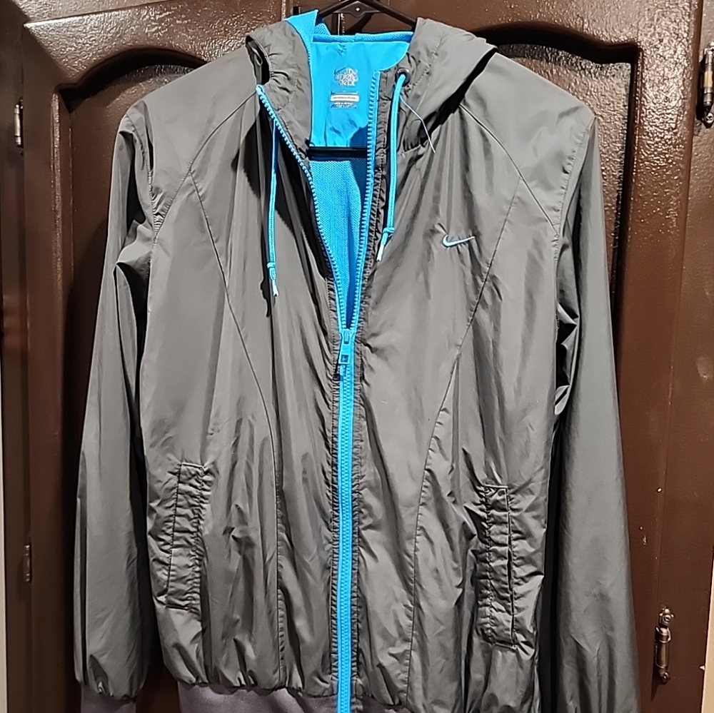 Nike The Athletic Dept Swoosh Zip-Up Windbreaker Womens Large